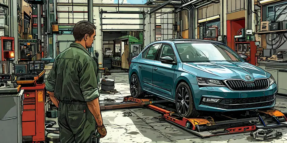 Развал-схождение SKODA Octavia