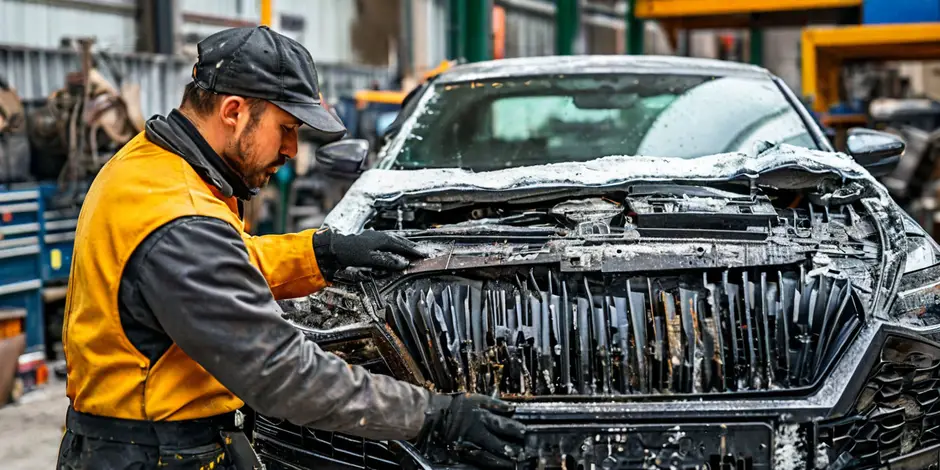 Замена фильтра салона SKODA Rapid